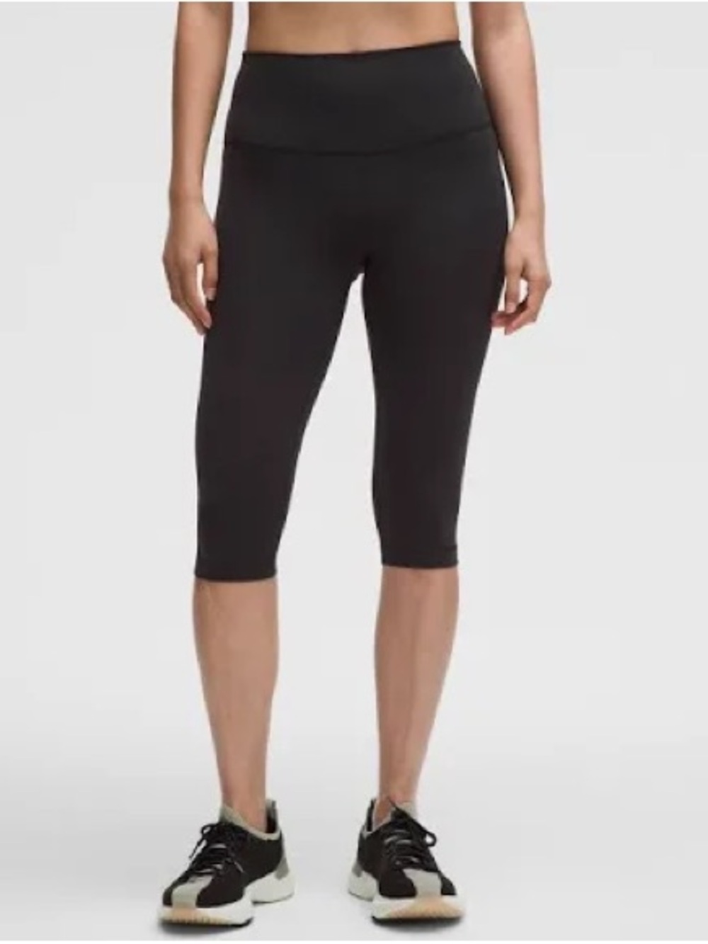lululemon athletica Black High-Rise Capri Leggings